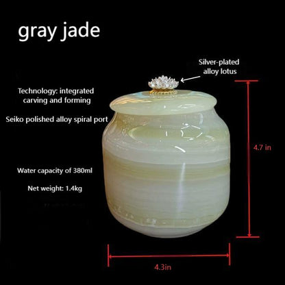 Jade ash urn, pet funeral supplies